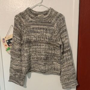 Cozy Gray Knit Sweater